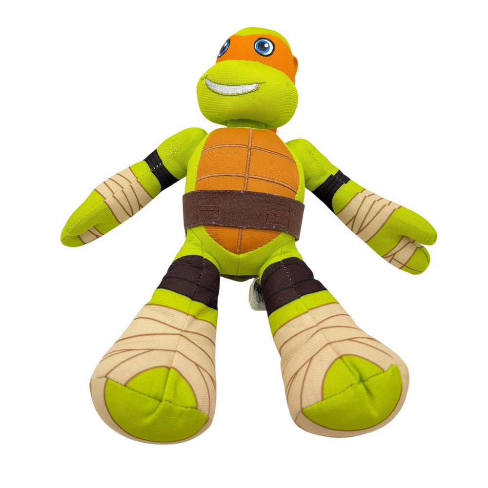 Nickelodeon TMNT Michelangelo Plush 12 Inch Orange Mask 2016 Viacom Toy